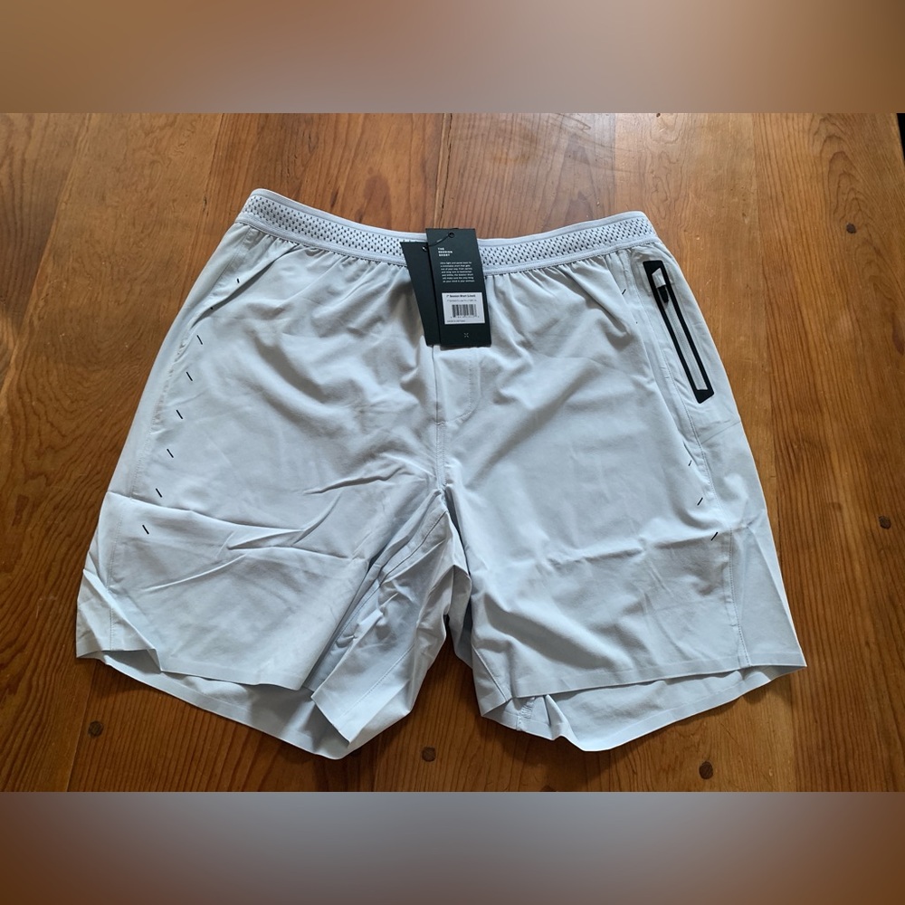 Ten Thousand Men Short 7In Session Lined Active Fitness Runing LTGRY XL
